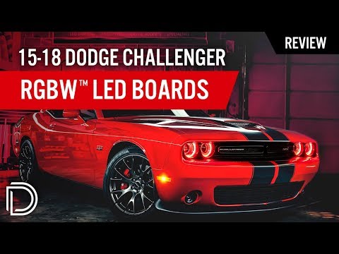 2015+ Dodge Challenger RGBW™ DRL LED Boards By Diode Dynamics