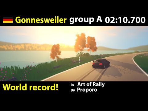 Art of Rally world record Gonnesweiler group A 02:10.700