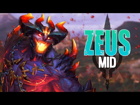 Smite: TANKY MAX COOLDOWN ZEUS JUST TRYING TO WIN! | Incon