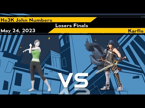 Xeno294 Losers Finals - John Numbers (Wii Fit Trainer) vs Karflo (Chrom) - Super Smash Bros Ultimate