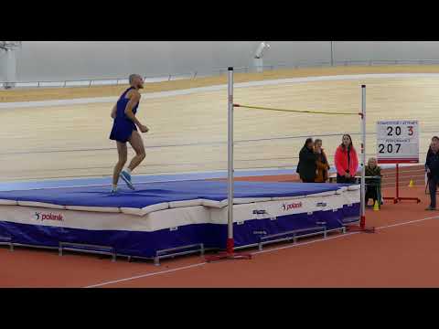 Filip Mrčić (CRO) 207 cm High Jump M 2. Place Troboj reperezentanc Novo mesto 2020