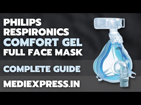 Philips Respironics Comfort Gel Blue Full Face Mask For BiPAP