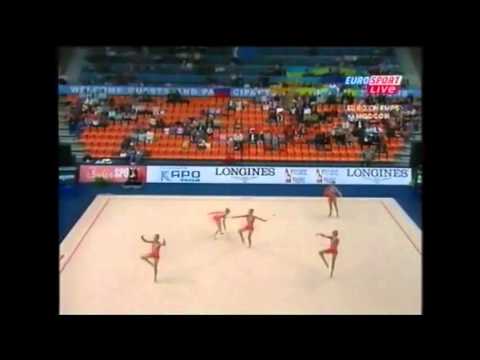 AZERBAIJAN 3 hoops 4 clubs - 2006 Europeans Moscow AA