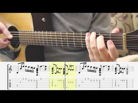 Taylor Swift - Willow - Fingerstyle Guitar Cover TAB Tutorial / Guitar Playthrough