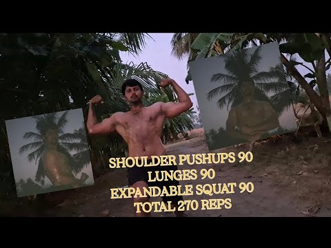 270-Reps | Natural Workout | Follow our channel for daily workout videos @sathish-Fitzone