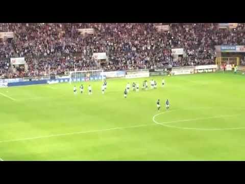 RC Strasbourg - US Colomiers : Ouverture du score de Blayac