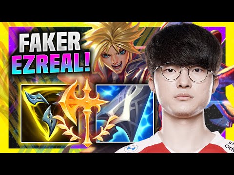 FAKER IS READY FOR EZREAL! - T1 Faker Plays Ezreal ADC vs Aphelios! | Season 11