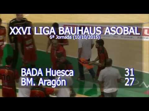 LIGA BAUHAUS ASOBAL J06 BADA Huesca - BM. Aragón 31 - 27