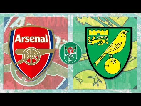 Match Day LIVE 2017/18 // Arsenal v Norwich City - Carabao Cup