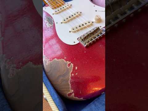 2026 Fender Custom Shop ‘57 Stratocaster SR25 Heavy Relic - Red Sparkle image 24