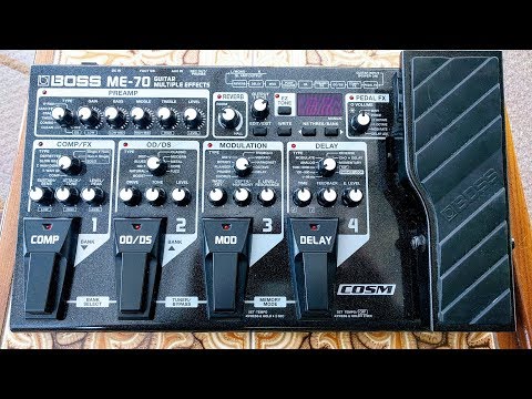 Boss ME-70 Multi Effects Guitar Pedal Demo