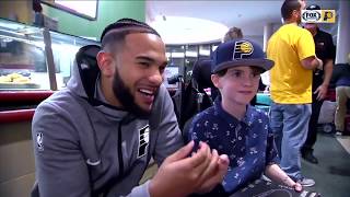 Pacers partner with A Kid Again to shop for the holiday season