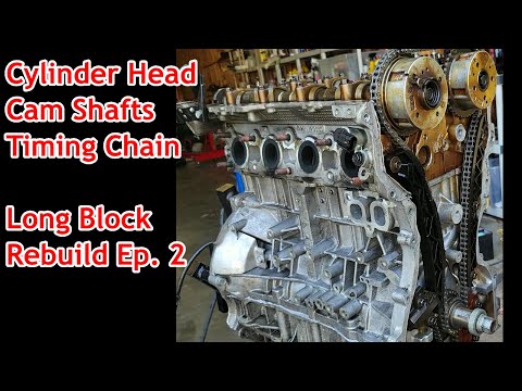 How To Install Cylinder Head, Cams & Timing Chain (Hyundai / Kia 2.4 GDI) Long Block Rebuild Ep. 2