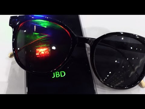 microLED, 5000ppi, brightest display in the world (1 million nits) by Jade Bird Display (JBD)