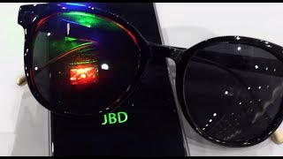 microLED, 5000ppi, brightest display in the world (1 million nits) by Jade Bird Display (JBD)