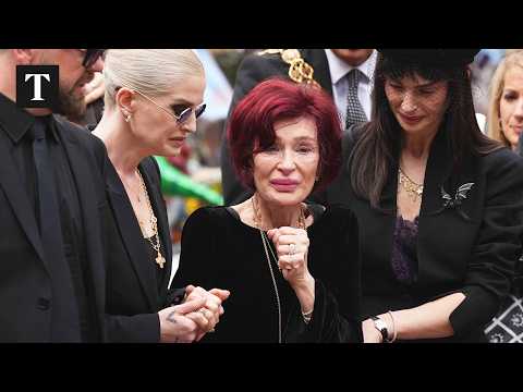 Sharon Osbourne Emotional As She Lays Flowers For Late Husband Ozzy