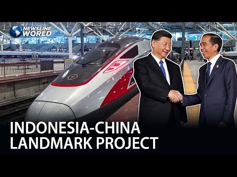 Indonesian Pres. Widodo takes ride on Jakarta-Bandung high-speed railway