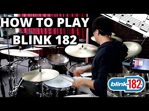 How to play Dumpweed by Blink 182 on Drums - Drum Lesson
