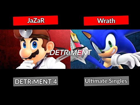 DETRiMENT 4 - JaZaR (Dr Mario) vs Wrath (Sonic) | Smash Ultimate ssbu