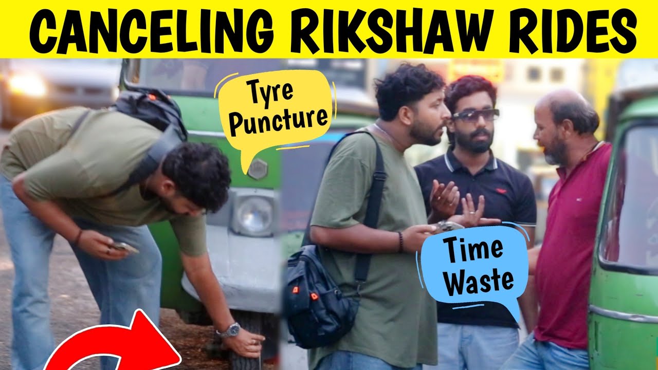 CANCELING RIKSHAW RIDES PRANK 😂 | by Sharik Shah & Iqbal Malik