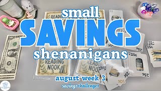 tiny savings for our small shenanigans | mini monday | tiny tuesday | savings challenges
