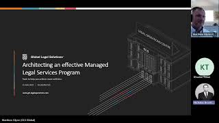 GLS Legal Ops Webinar: Architecting An Effective Managed Legal Services Program