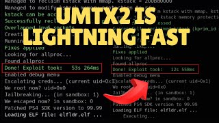 Idlesauce's UMTX2 Host is BLAZING FAST! (1.00-5.50 PS5)