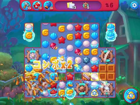 Fishdom Hard level 6790 no boosters フィッシュダム ハード [Friend's]