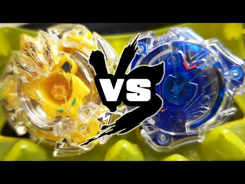 BATTLE: Valkyrie Wing Accel VS Trident Heavy Claw - Beyblade Burst Battle!