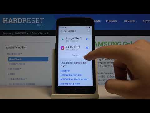 How to Open Notification Settings in SAMSUNG Galaxy Xcover 4 – Change Notifications
