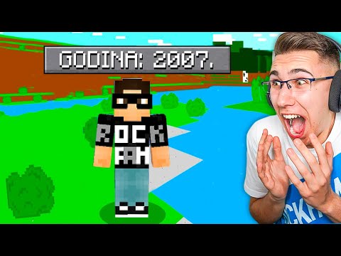 IGRAM PRVU VERZIJU MINECRAFTA!!