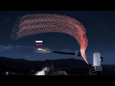Russian Su-25 high-speed fighter jet shot down by C-RAM | ARMA 3