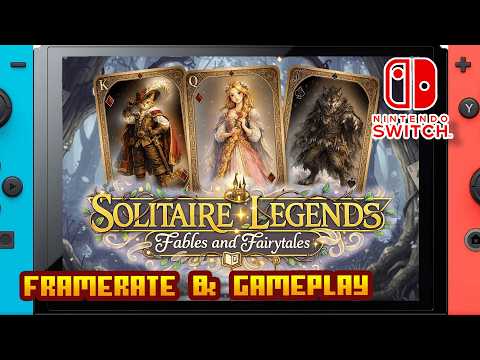 Solitaire Legends - Fables and Fairytales - (Nintendo Switch 1) - Framerate & Gameplay - 4K