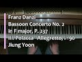 Piano Part- Danzi, Bassoon Concerto No. 2 in F major, P. 237,  III. Polacca - Allegretto (♩=90)