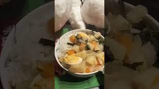 【一人暮らしの料理動画】肉じゃが（肉無し）編 #料理 #まいにちごはん #cooking #今日の晩ごはん #煮る #自炊 #飯テロ