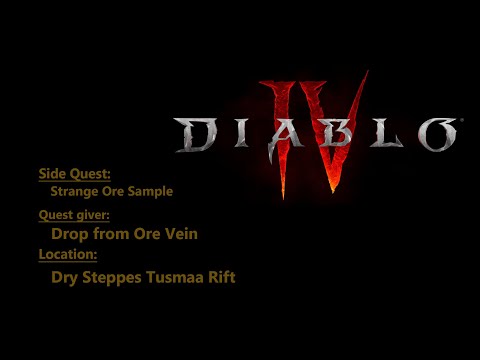Diablo 4 - Strange Ore Sample