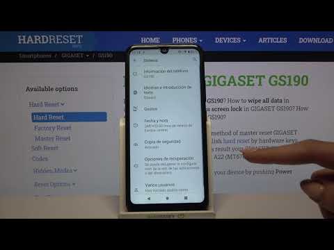 Cómo restablecer DRM en Gigaset GS190 - borrar licencias del celular