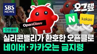 실리콘밸리가 환호한 오픈클로... 네이버·카카오는 금지령 / 오그랲 / SBS