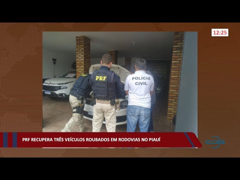PRF recupera três veículos roubados em rodovias no Piauí 18 03 2022