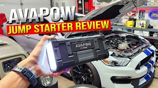 Avapow Jump Starter Review & How to Use (A68)