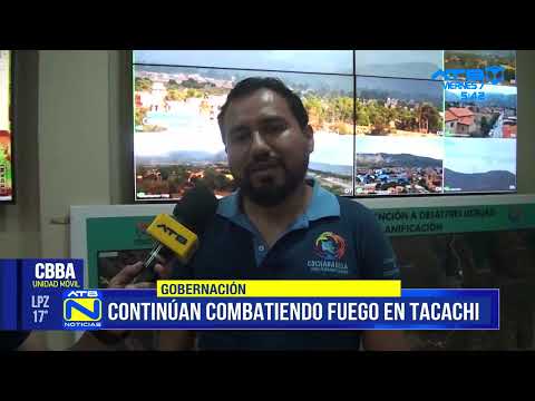 Dos incendios forestales afectan Sacaba y Tacachi
