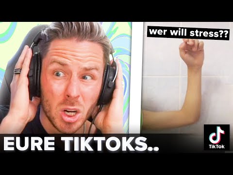 Ich reagiere auf eure Tiktoks.. (100% Lachkick wegen Cringe)?