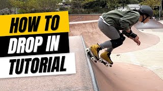 How to Pivot Drop In on Roller Skates for Beginners | Trick Tutorial
