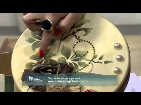 Caixa com Pintura Decorativa por Marisa Magalhães - 30/08/2013 - Mulher.com - Parte 2/2