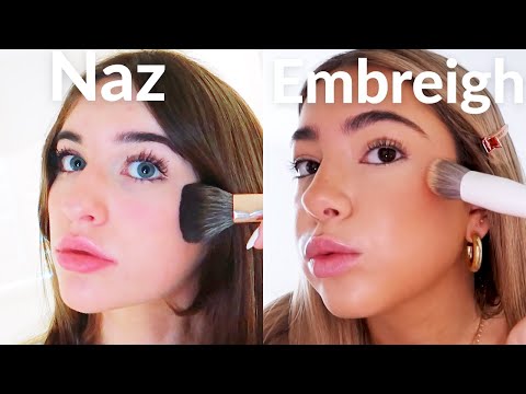 Naz Tried EMBREIGH'S Viral Makeup Routine! @embreighcourtlynn​