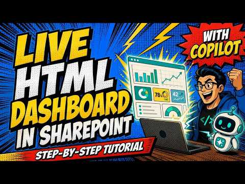 SharePoint: Create Live HTML Dashboard SharePoint: Create Live HTML Dashboard