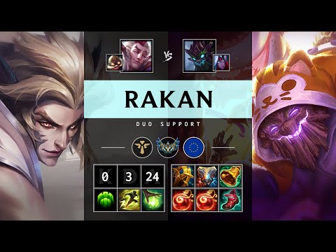Rakan Support vs Maokai - EUW Challenger Patch 25.05