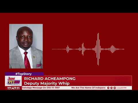 Richard Acheampong questions the cost of reconvening Parliament over drug busts. #TopStory