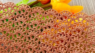 🌟4 Row Crochet Pattern‼️How to Make an Incredibly Beautiful and Simple Pattern