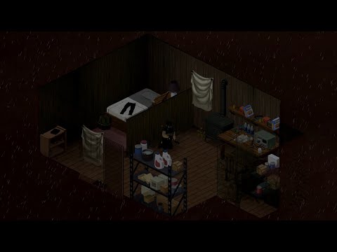 Stormy Cabin in the Woods | Project Zomboid Ambience